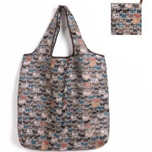 Large Dog Pattern Tote Bag